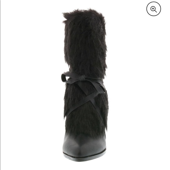 Penny Loves Kenny Black fur boots - Picture 6 of 15